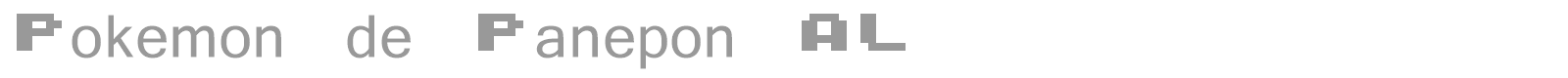 Pokemon de Panepon AL font preview